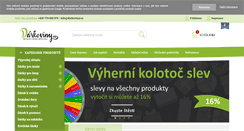 Desktop Screenshot of darkoviny.cz