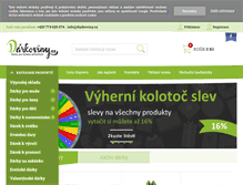Tablet Screenshot of darkoviny.cz